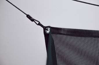 G-Trak attachment to side netting 