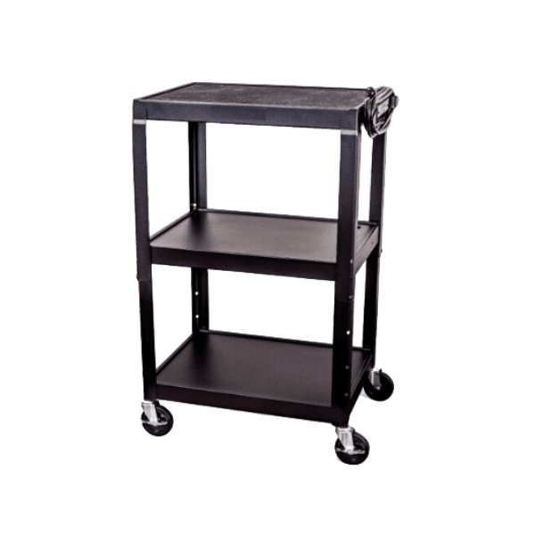 Steel Adjustable Height AV Cart - G - TRAK