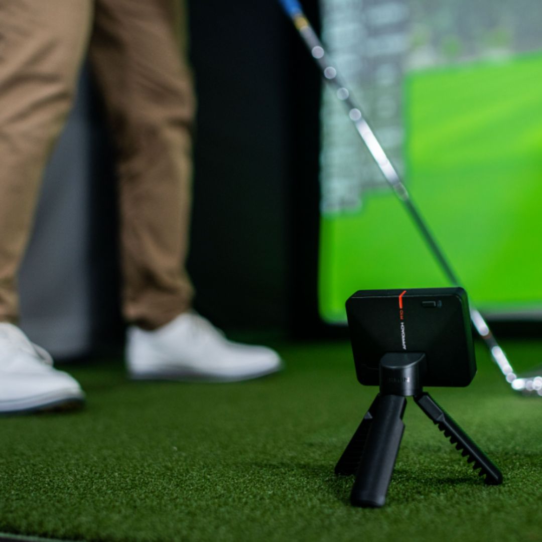 Garmin Approach R10 Garage Golf Simulator Package - by The Indoor Golf Shop