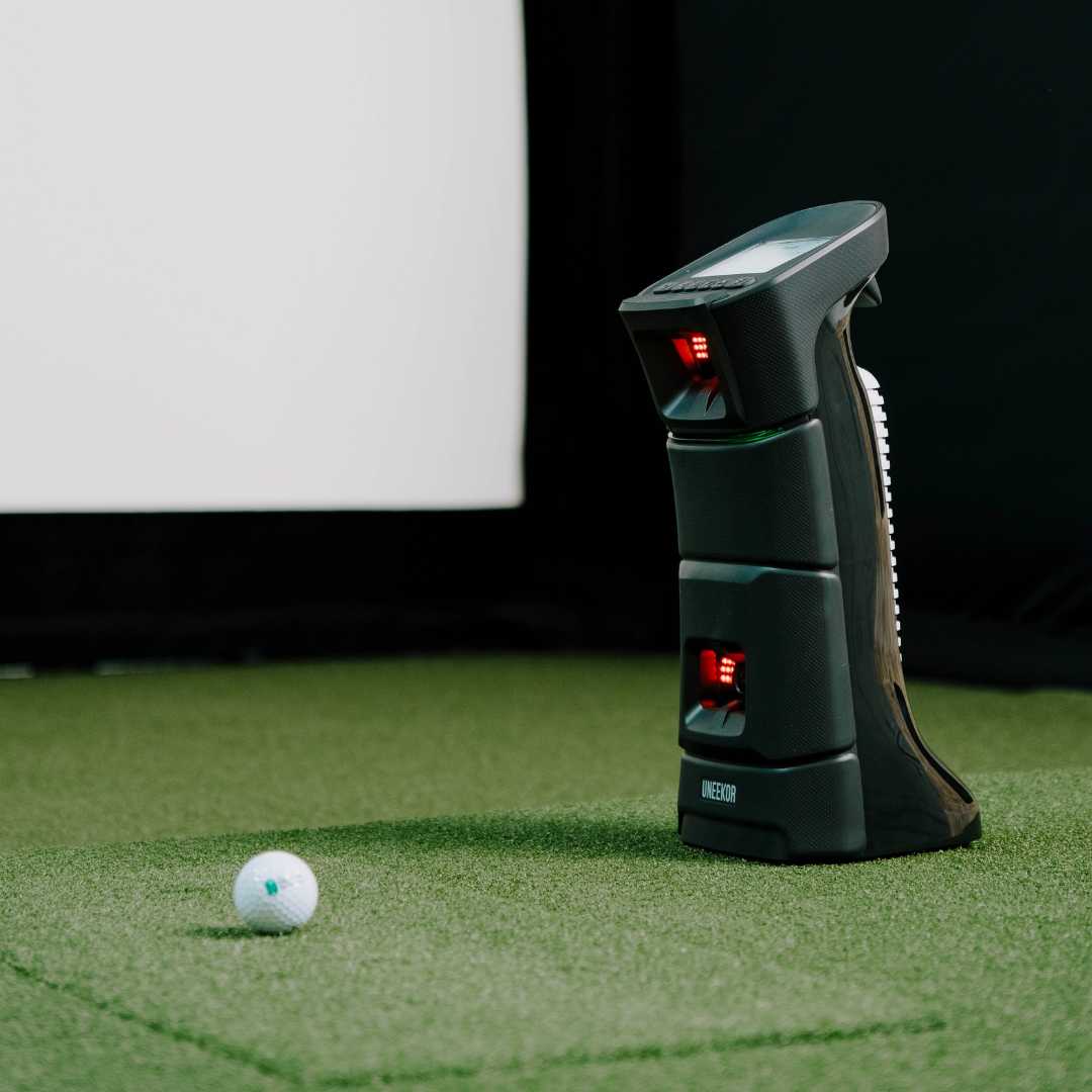 Uneekor EYE MINI Garage Golf Simulator Package - by The Indoor Golf Shop