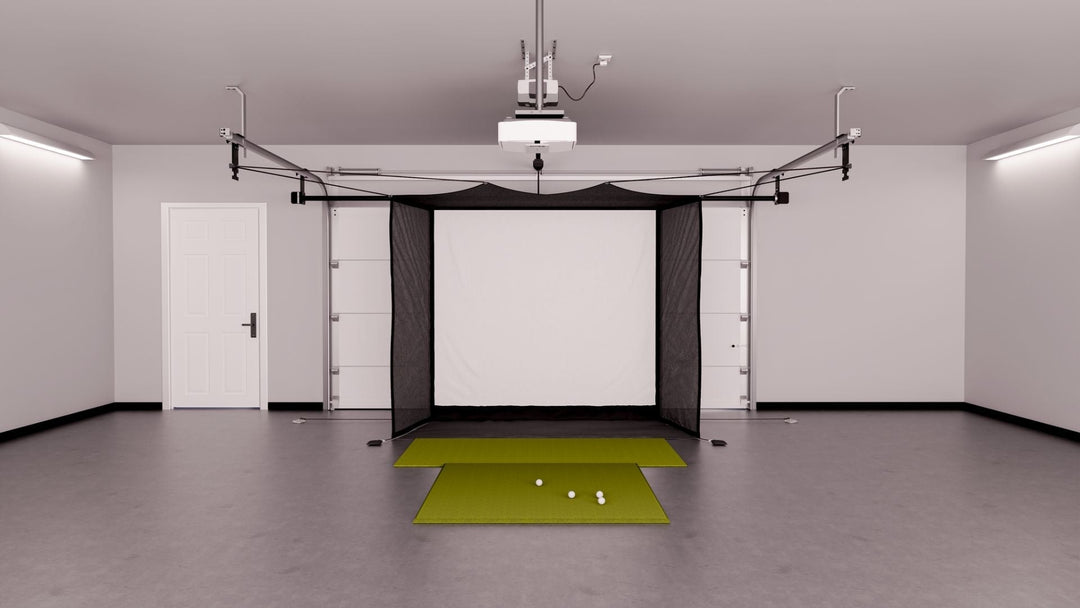 Uneekor EYE XO2 Garage Golf Simulator Package By The Indoor Golf Shop - G - TRAK
