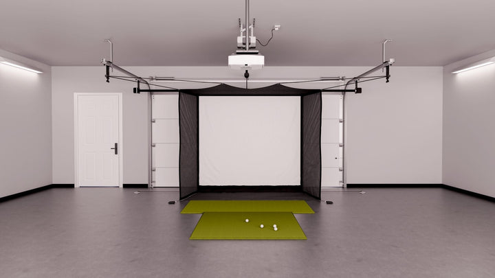 Uneekor EYE XO2 Garage Golf Simulator Package By The Indoor Golf Shop - G - TRAK